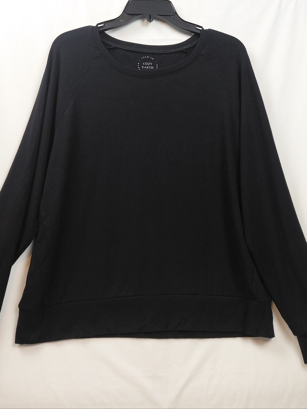 Cozy Earth Crewneck‎ Men's Size X Large Black